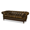 HAOSEN B264 supplier High end living room sofa 1+2+3 half leather sofa set customized wholesale